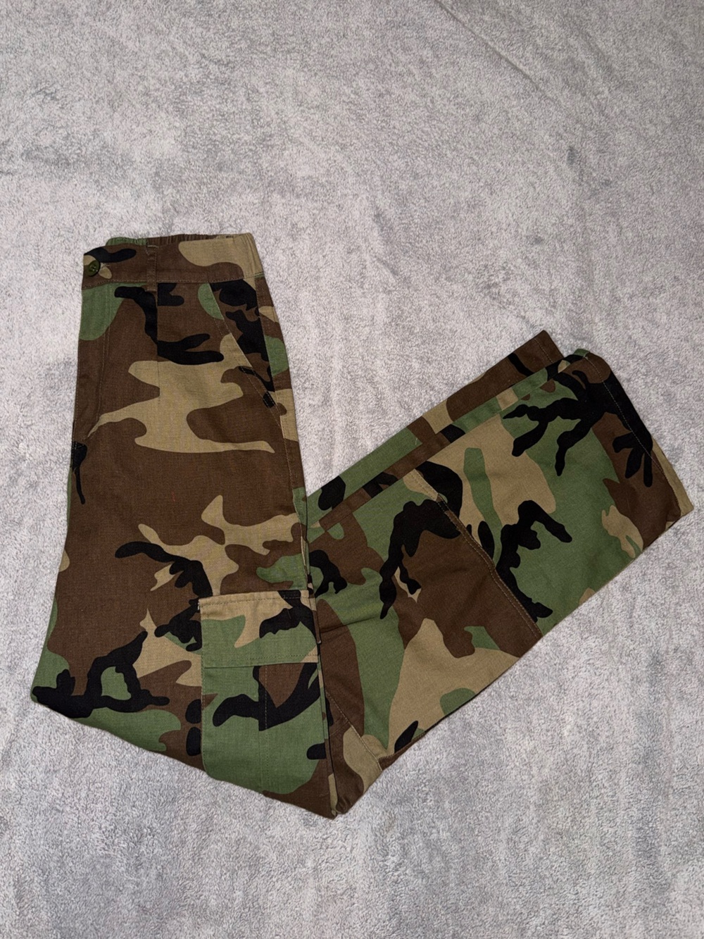 Camo Cargo Pants - Green Camo size XS